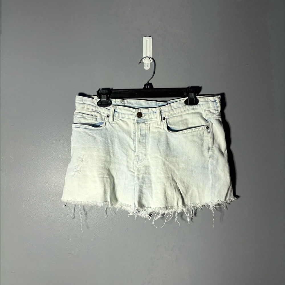 Allsaints Spitalfields Fade Karis Cutoff Shorts Size 28